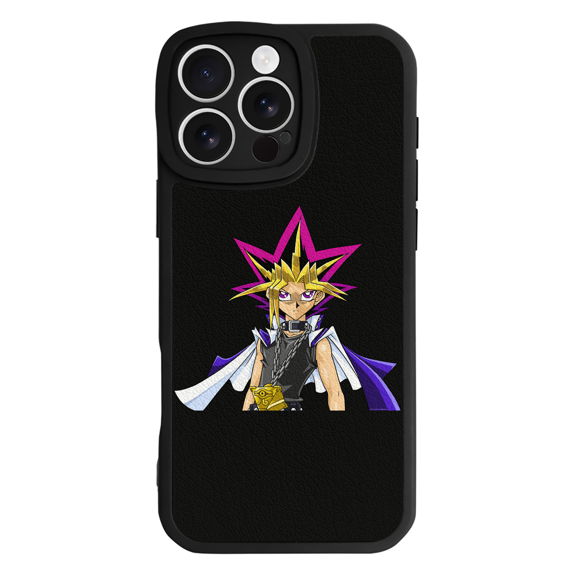 遊☆戯☆王 Yu-Gi-Oh! 【iPhone 16シリーズ対応】シリコンスマホケース（レザー調） 材質：シリコン